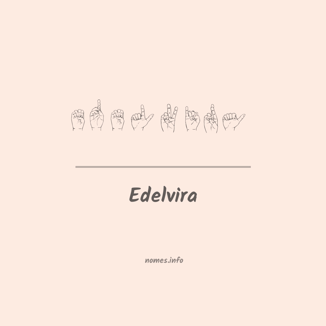 Edelvira em Libras