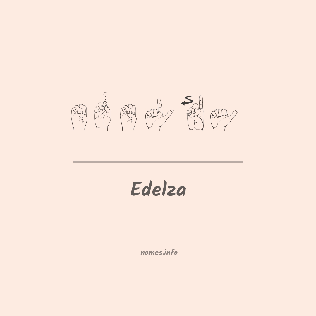 Edelza em Libras