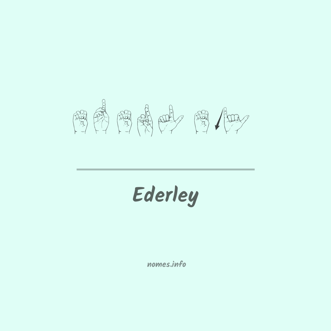 Ederley em Libras