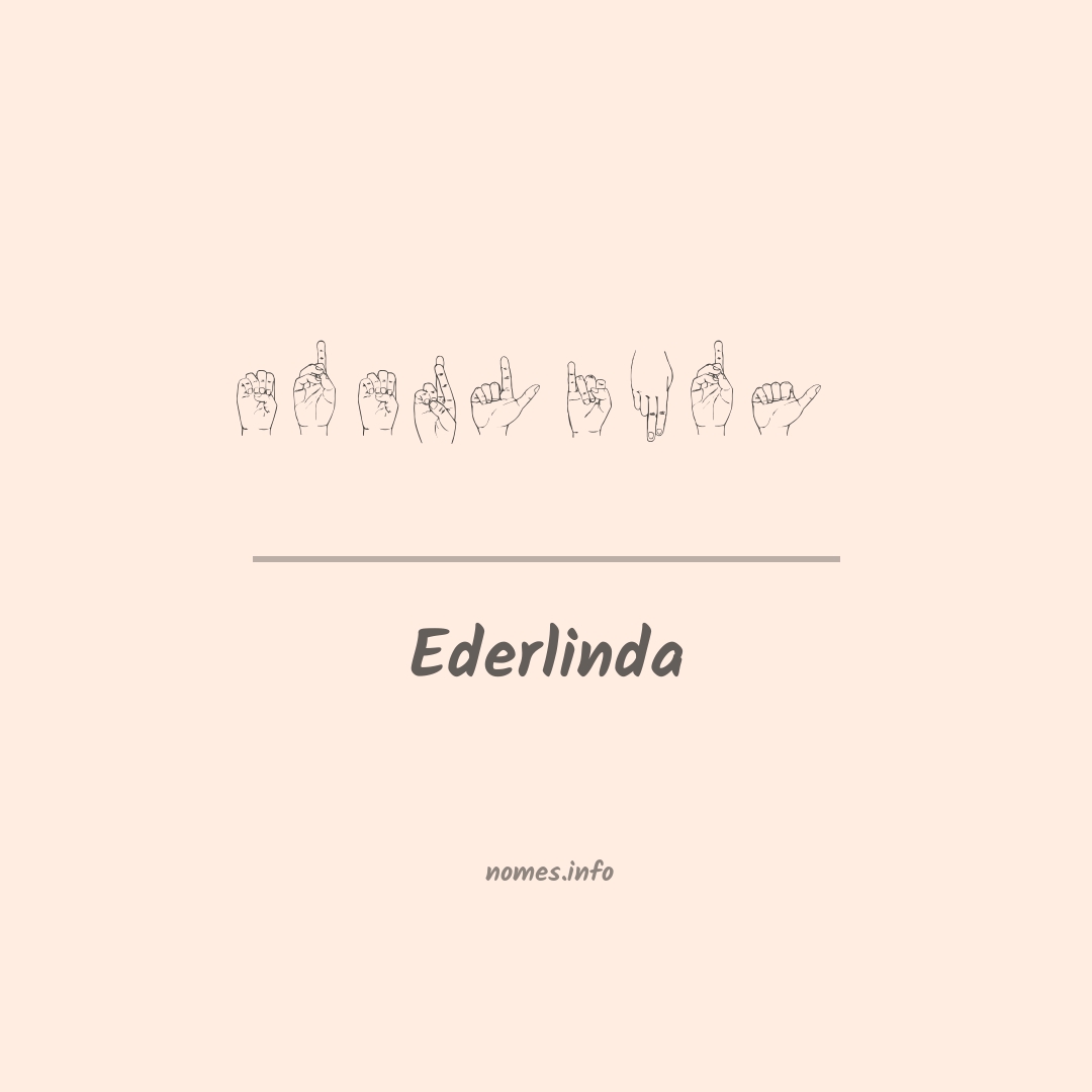 Ederlinda em Libras