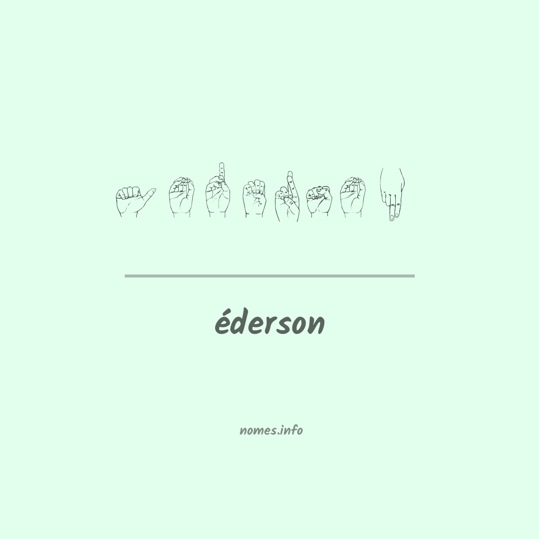 éderson em Libras