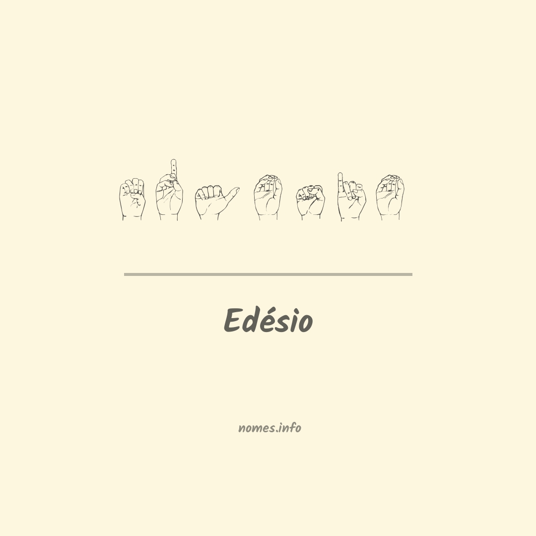 Edésio em Libras
