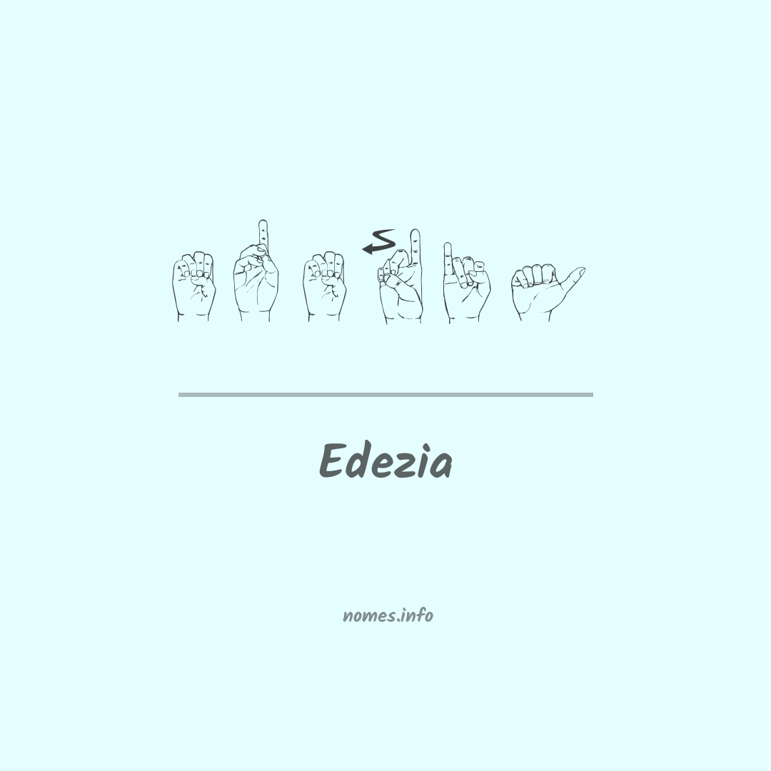 Edezia em Libras