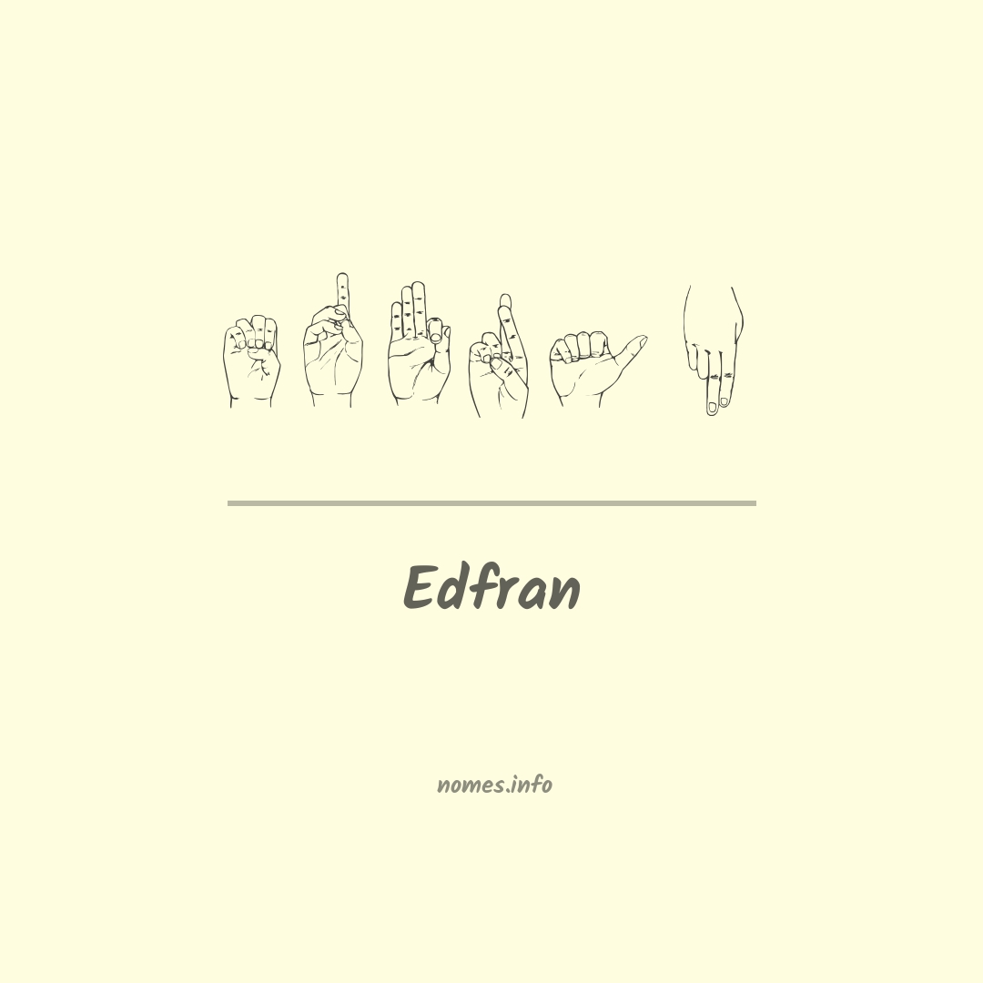 Edfran em Libras
