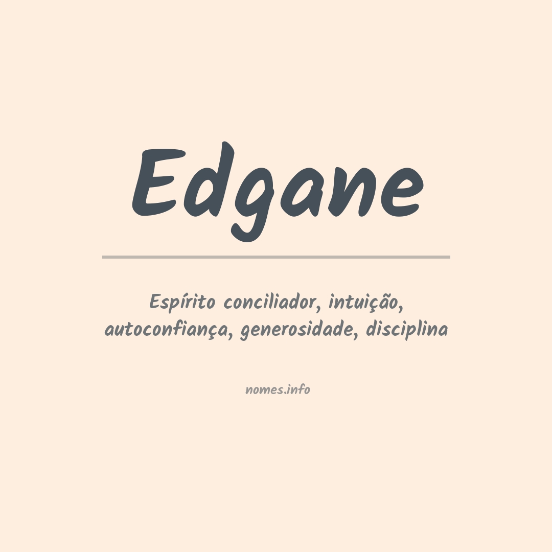 Significado do nome Edgane