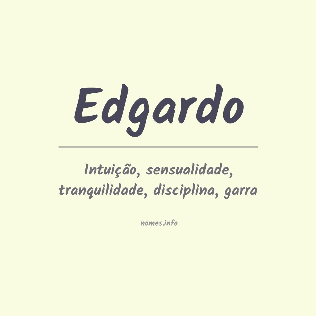 Significado do nome Edgardo
