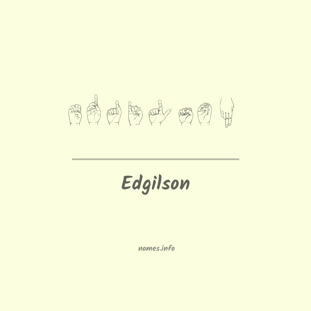 Edgilson em Libras