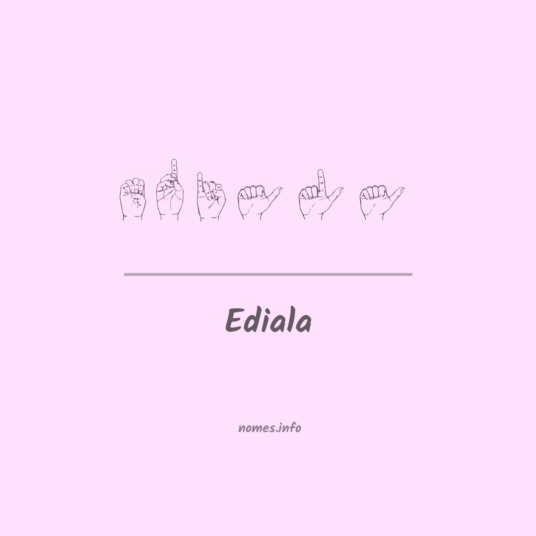 Ediala em Libras