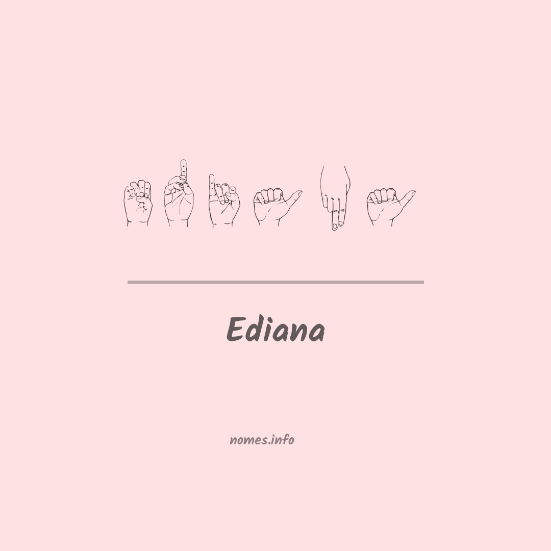 Ediana em Libras