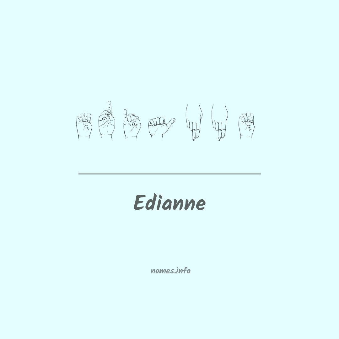 Edianne em Libras