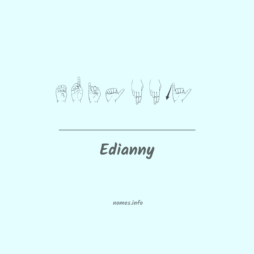 Edianny em Libras