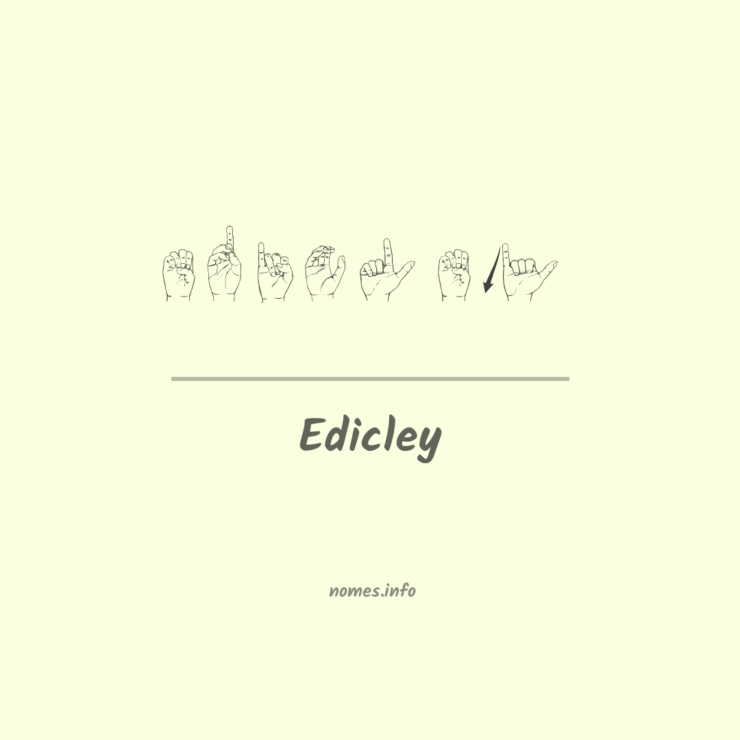 Edicley em Libras