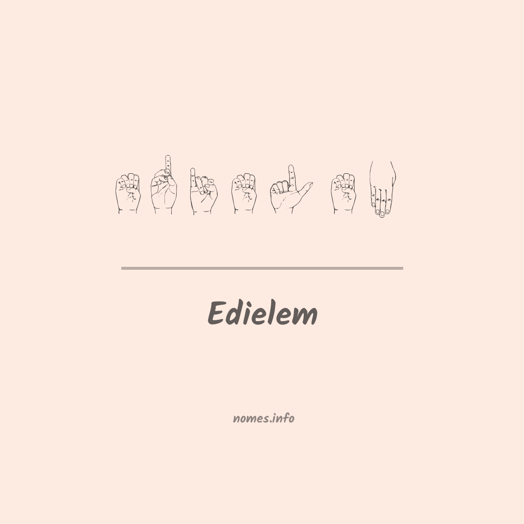 Edielem em Libras