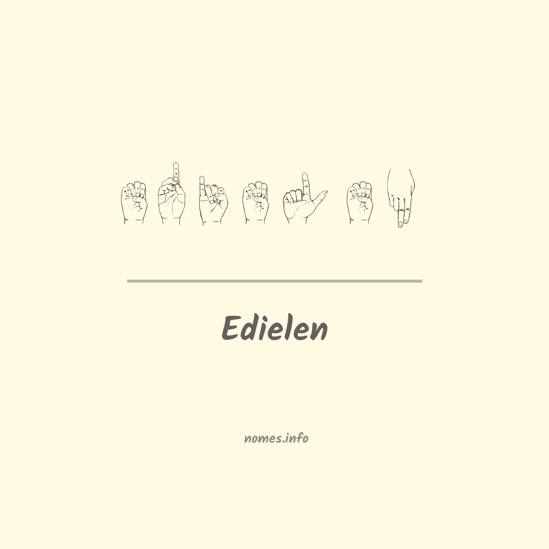 Edielen em Libras