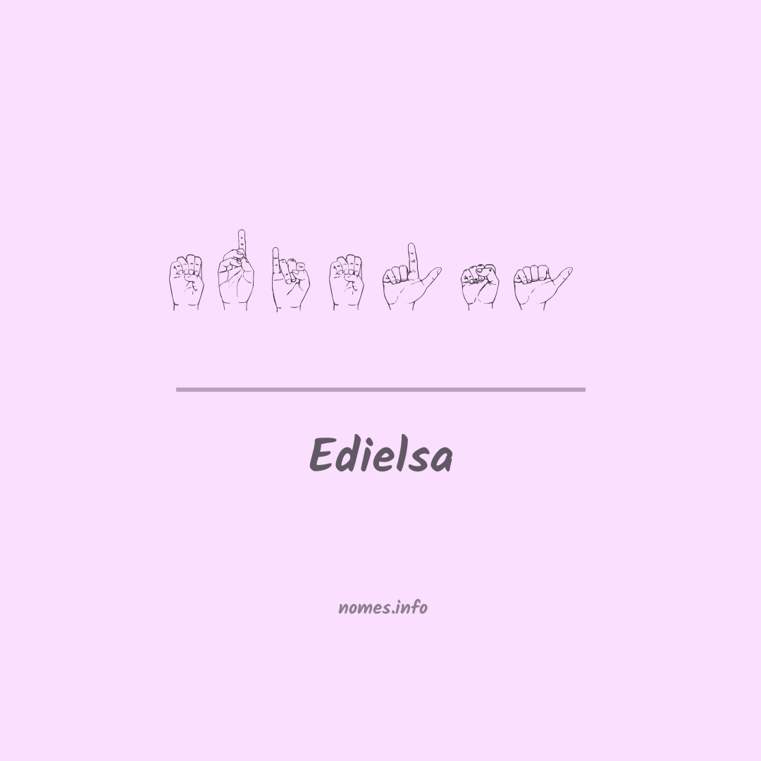 Edielsa em Libras