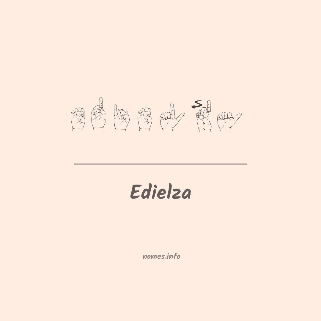 Edielza em Libras