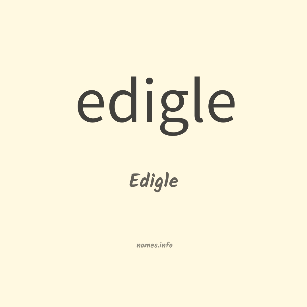 Edigle em chinês