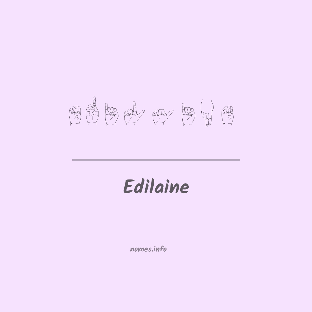 Edilaine em Libras