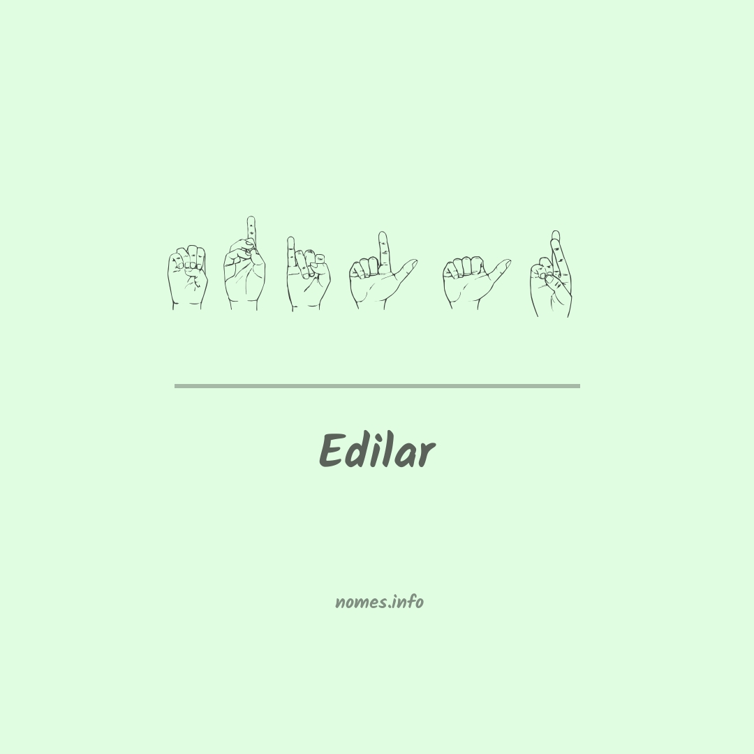 Edilar em Libras
