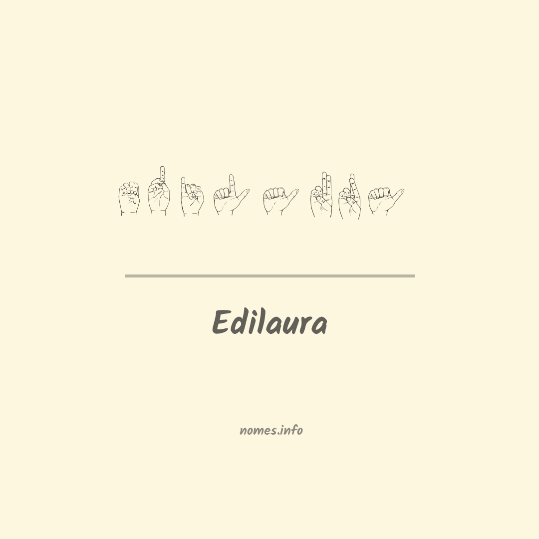 Edilaura em Libras