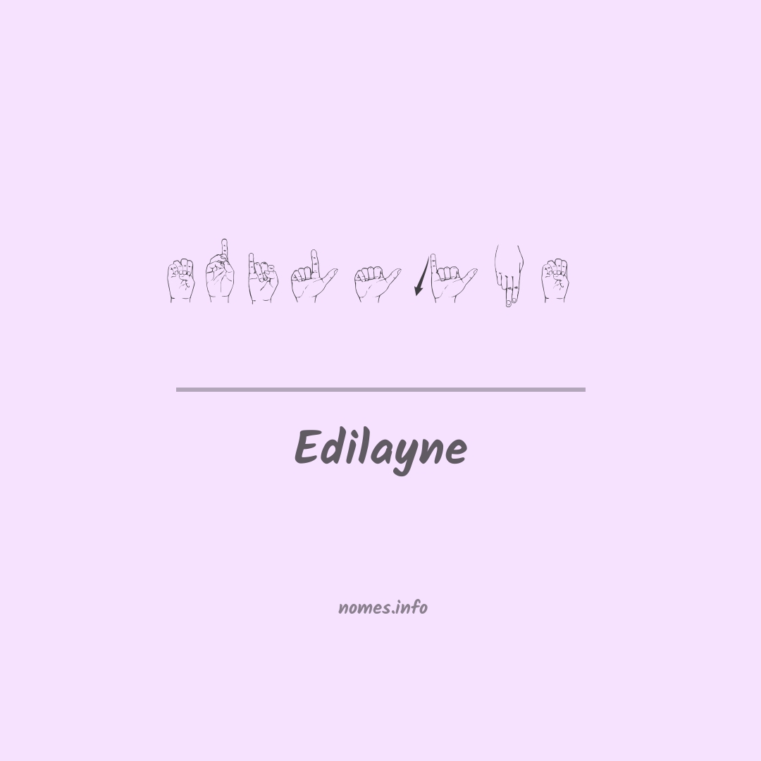 Edilayne em Libras