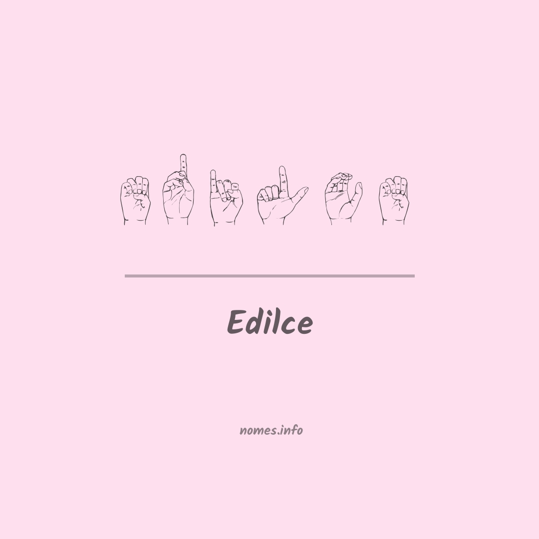 Edilce em Libras