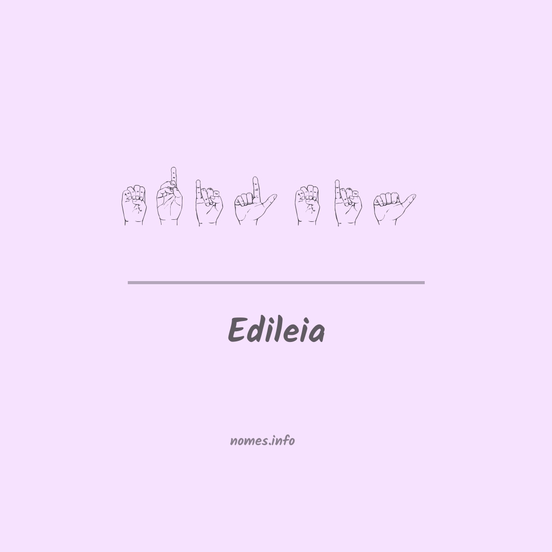 Edileia em Libras
