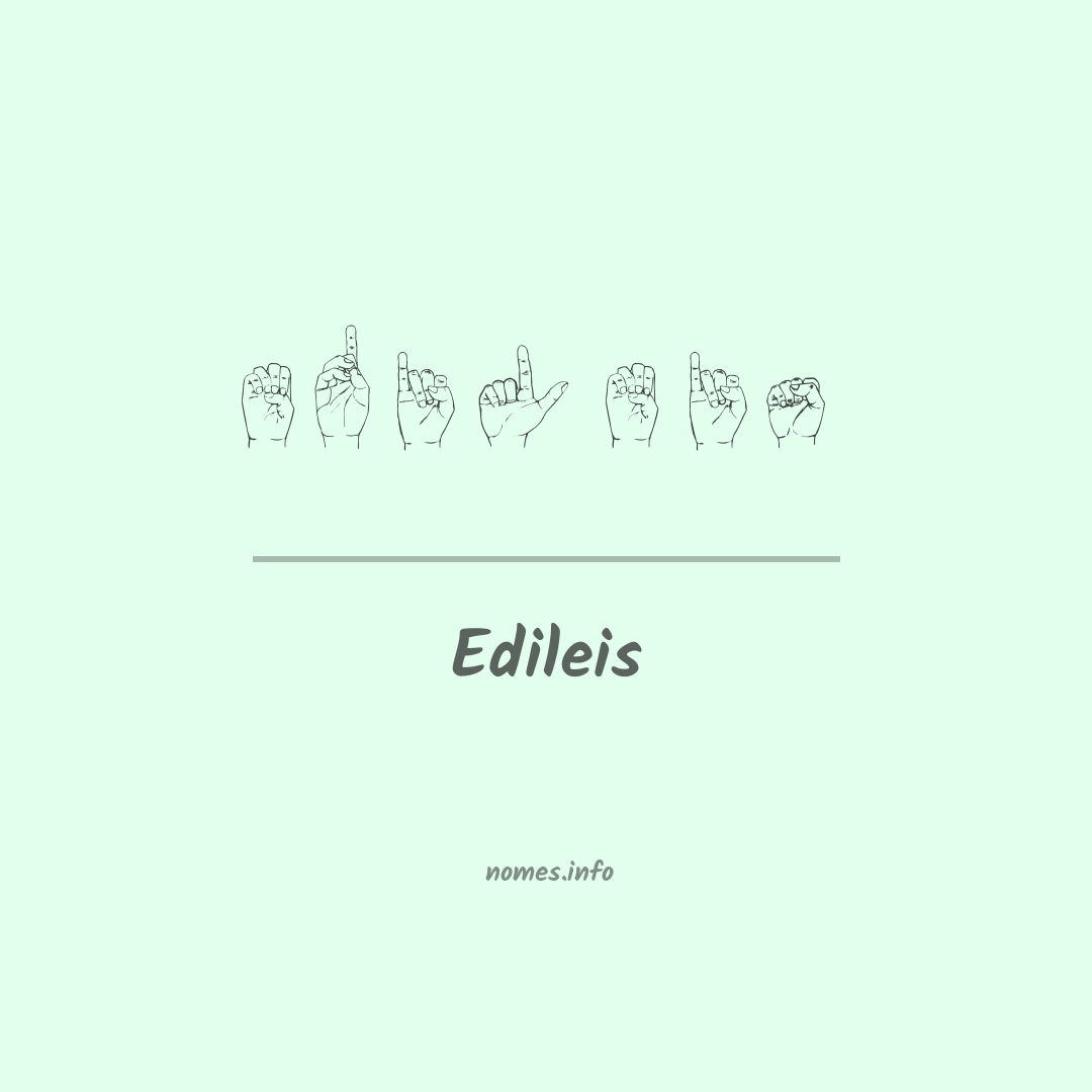 Edileis em Libras