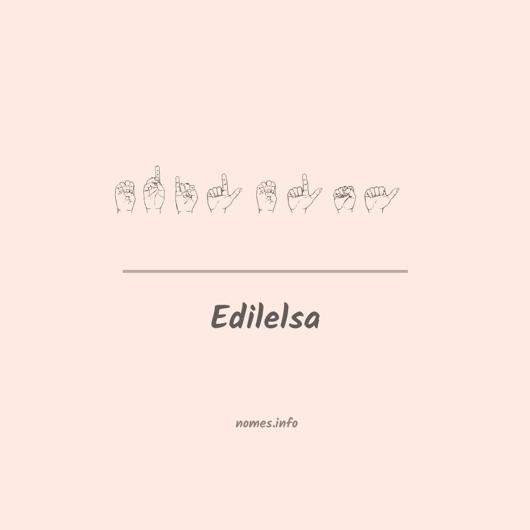 Edilelsa em Libras