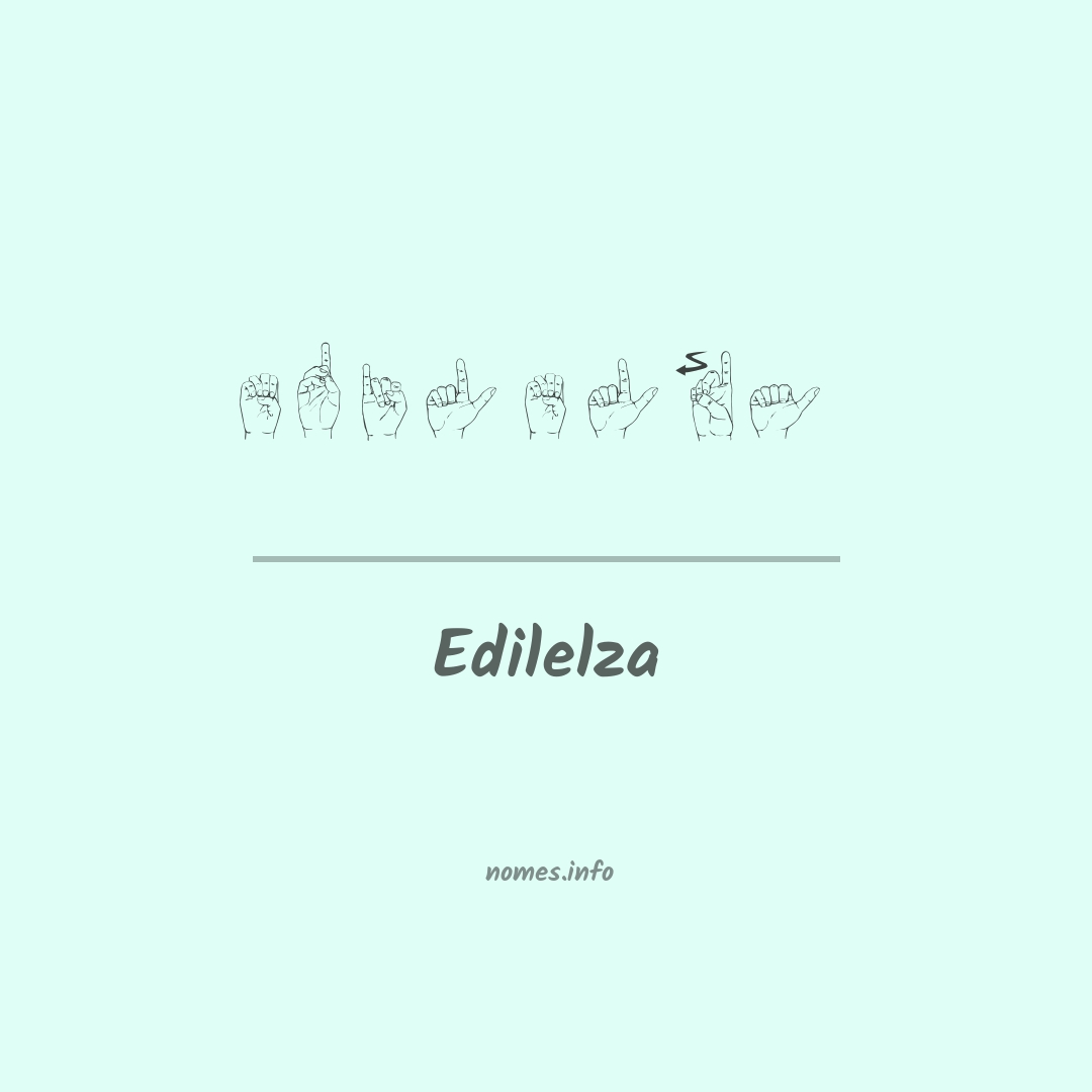 Edilelza em Libras