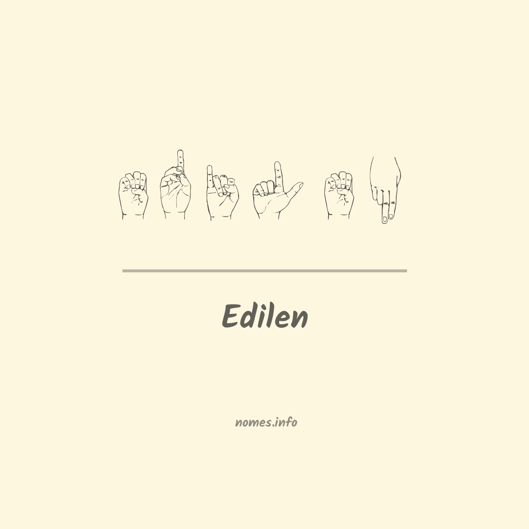 Edilen em Libras