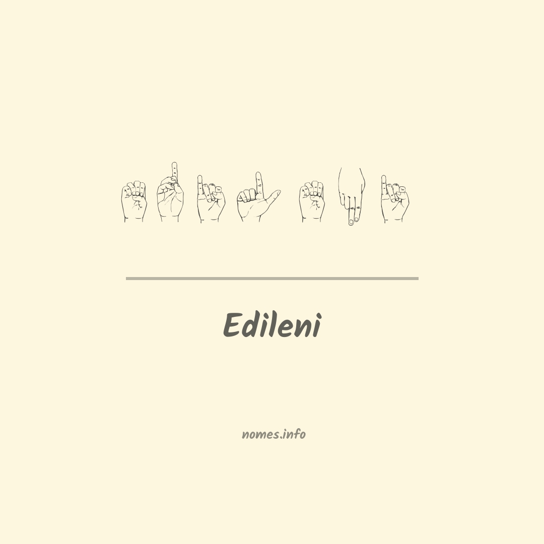 Edileni em Libras