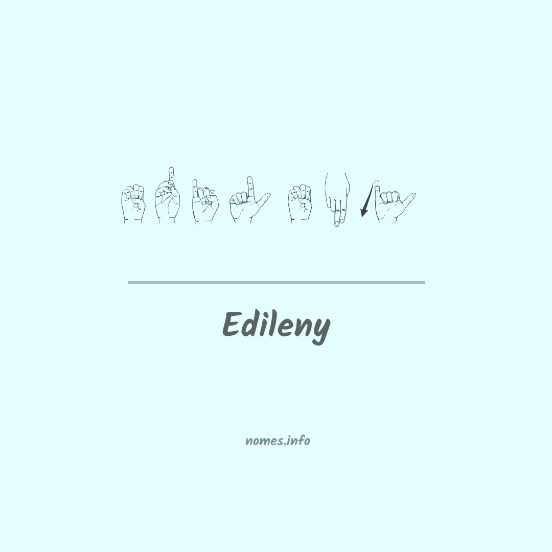 Edileny em Libras