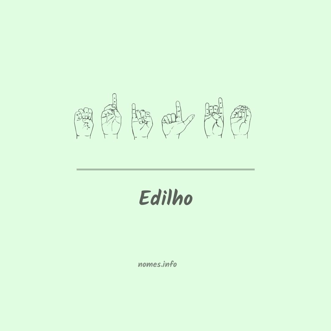 Edilho em Libras