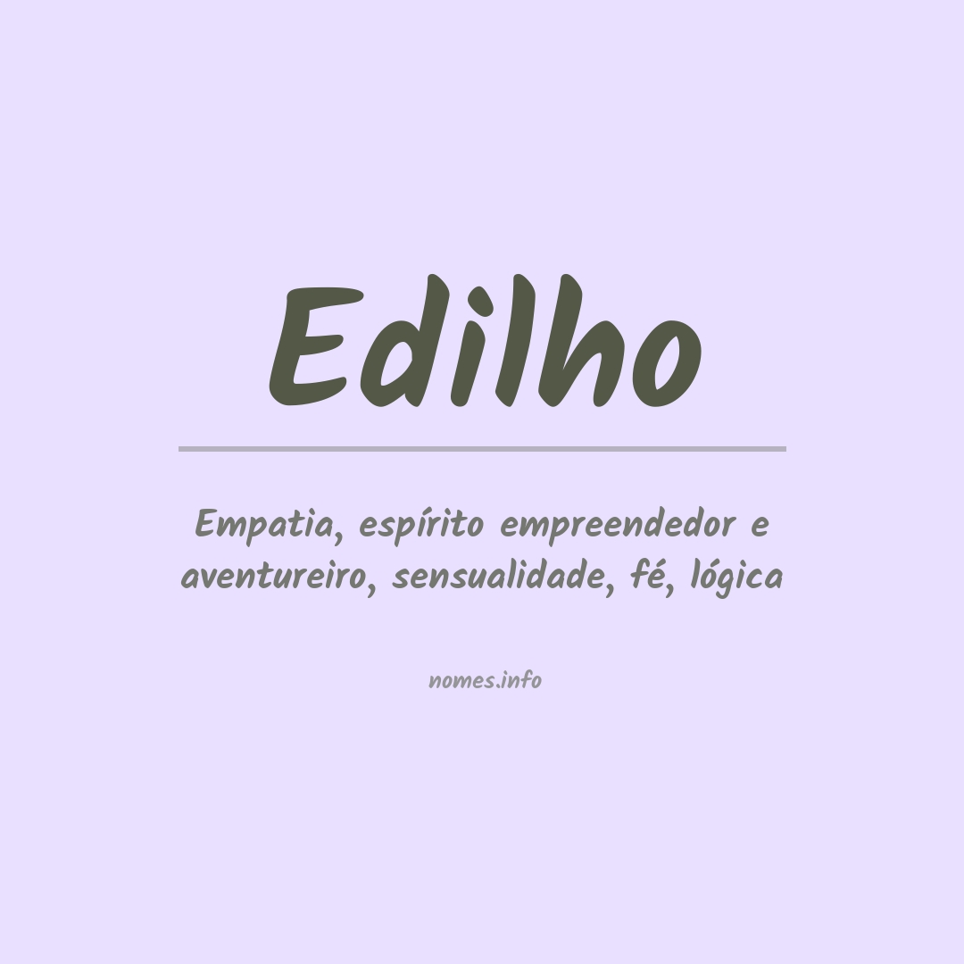 Significado do nome Edilho