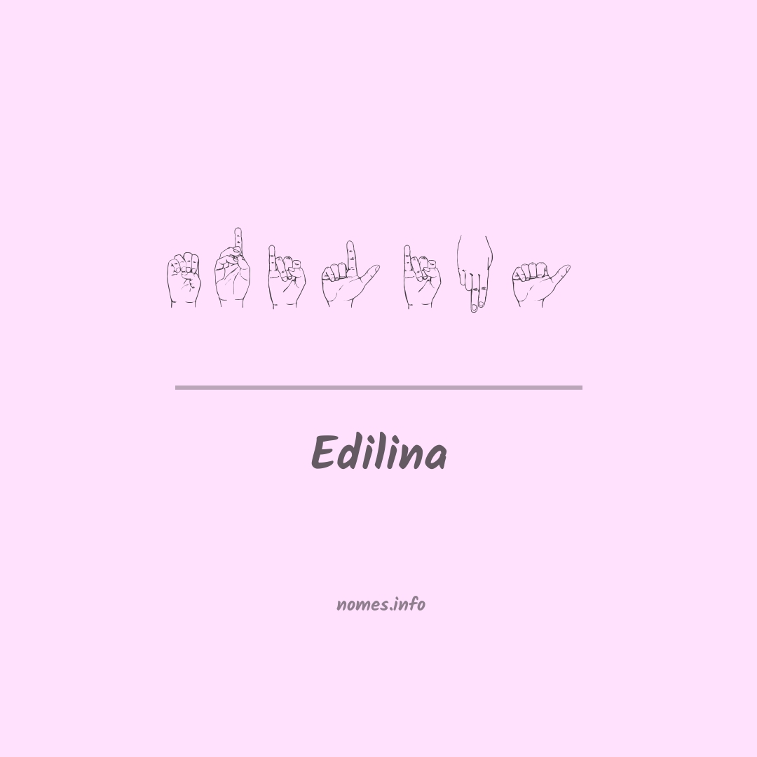 Edilina em Libras