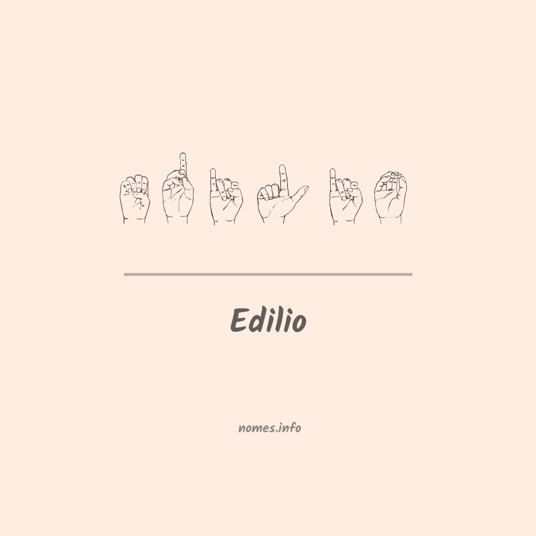 Edilio em Libras