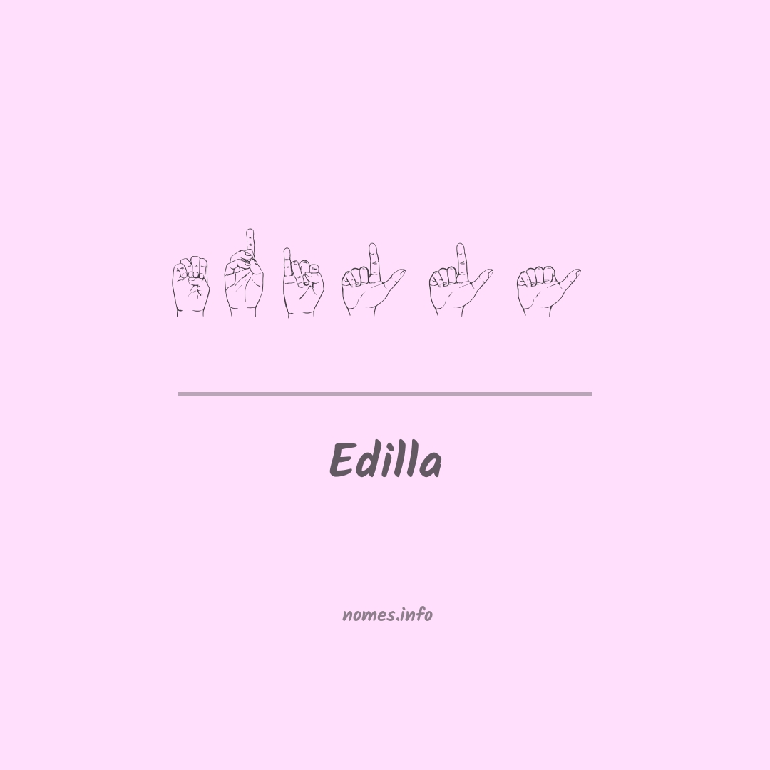 Edilla em Libras