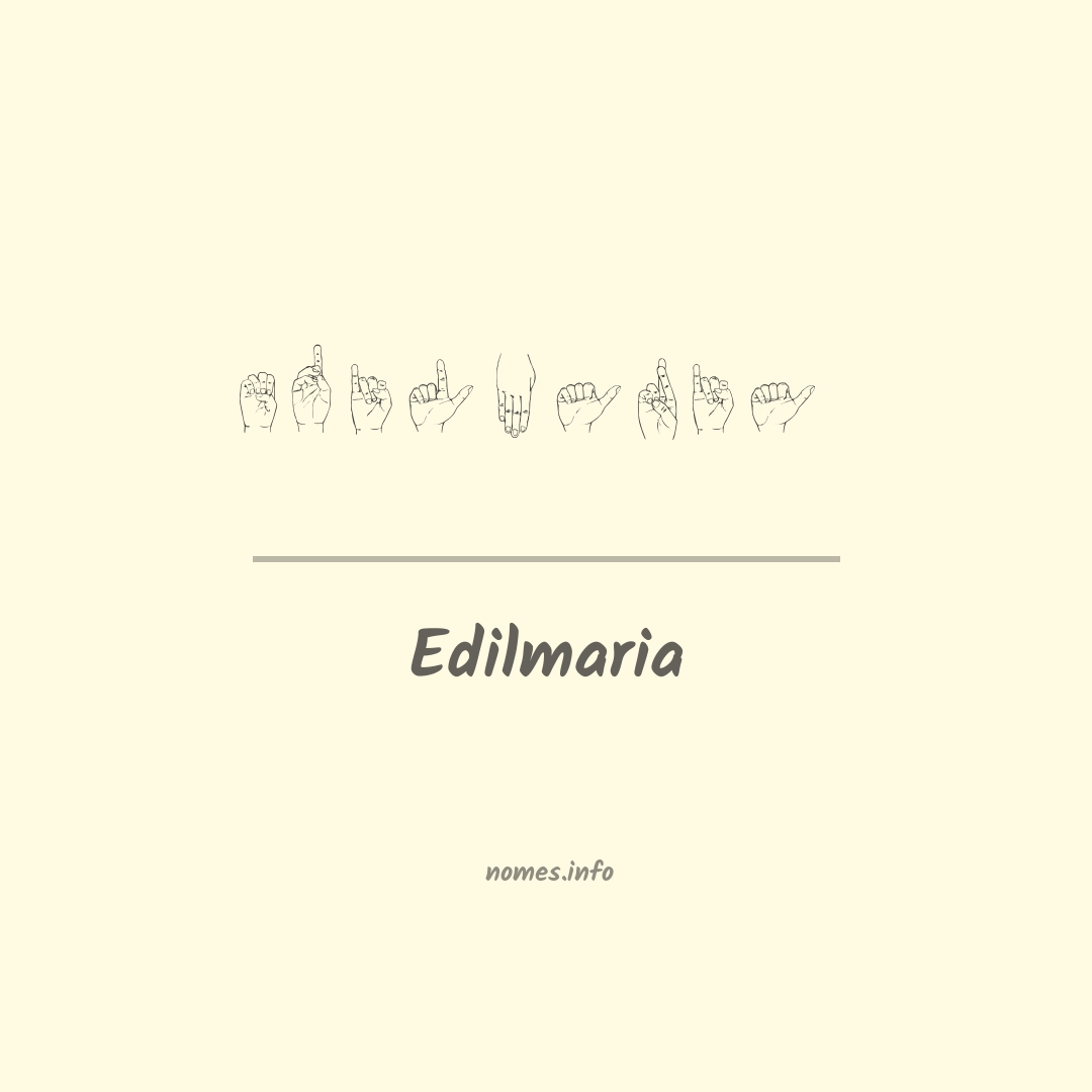 Edilmaria em Libras