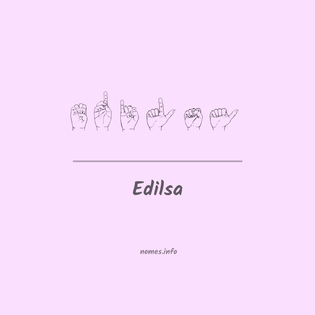 Edilsa em Libras