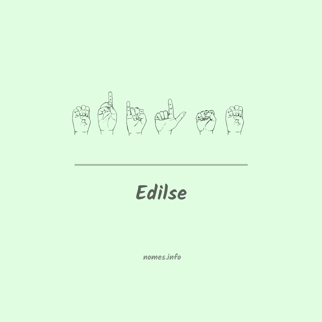 Edilse em Libras