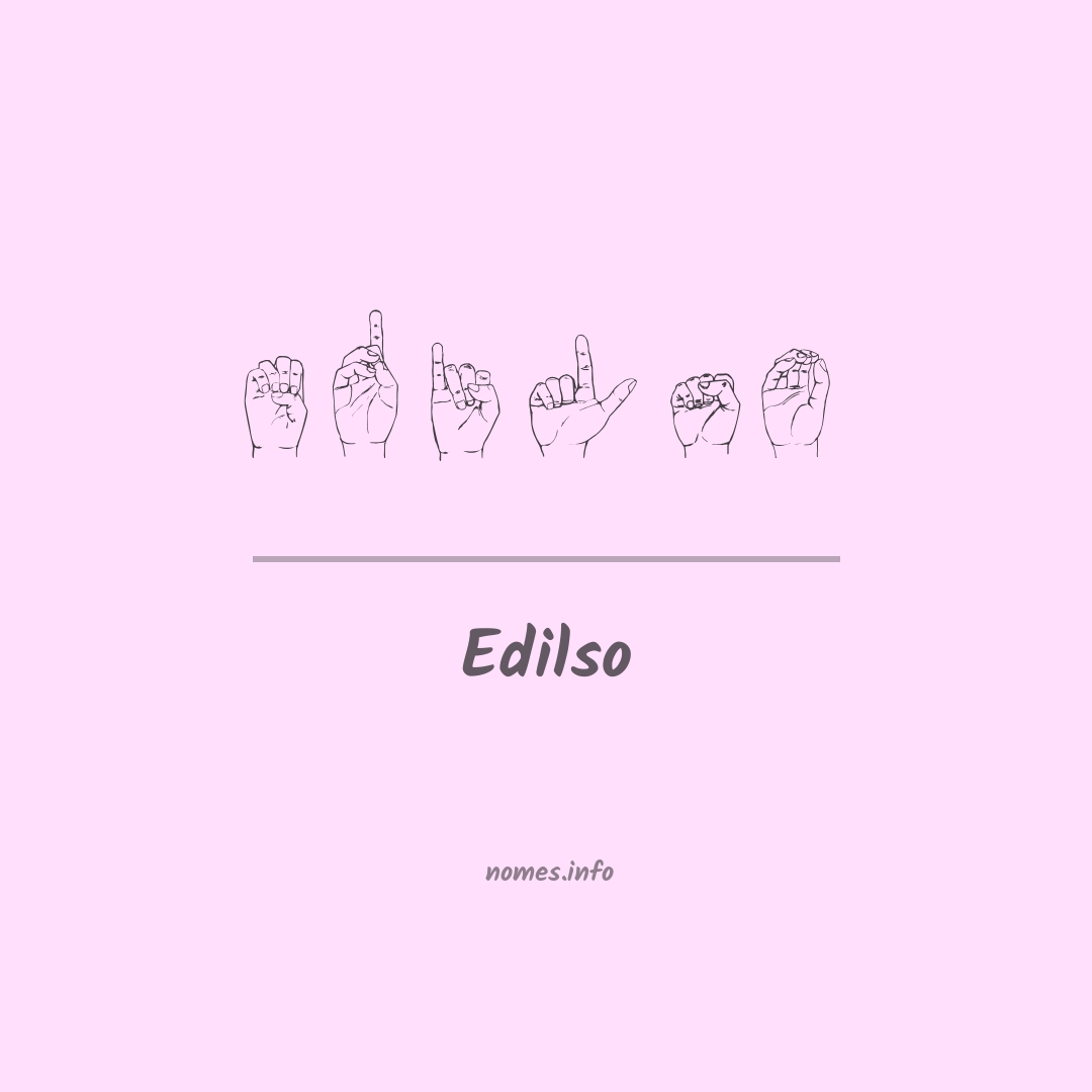 Edilso em Libras