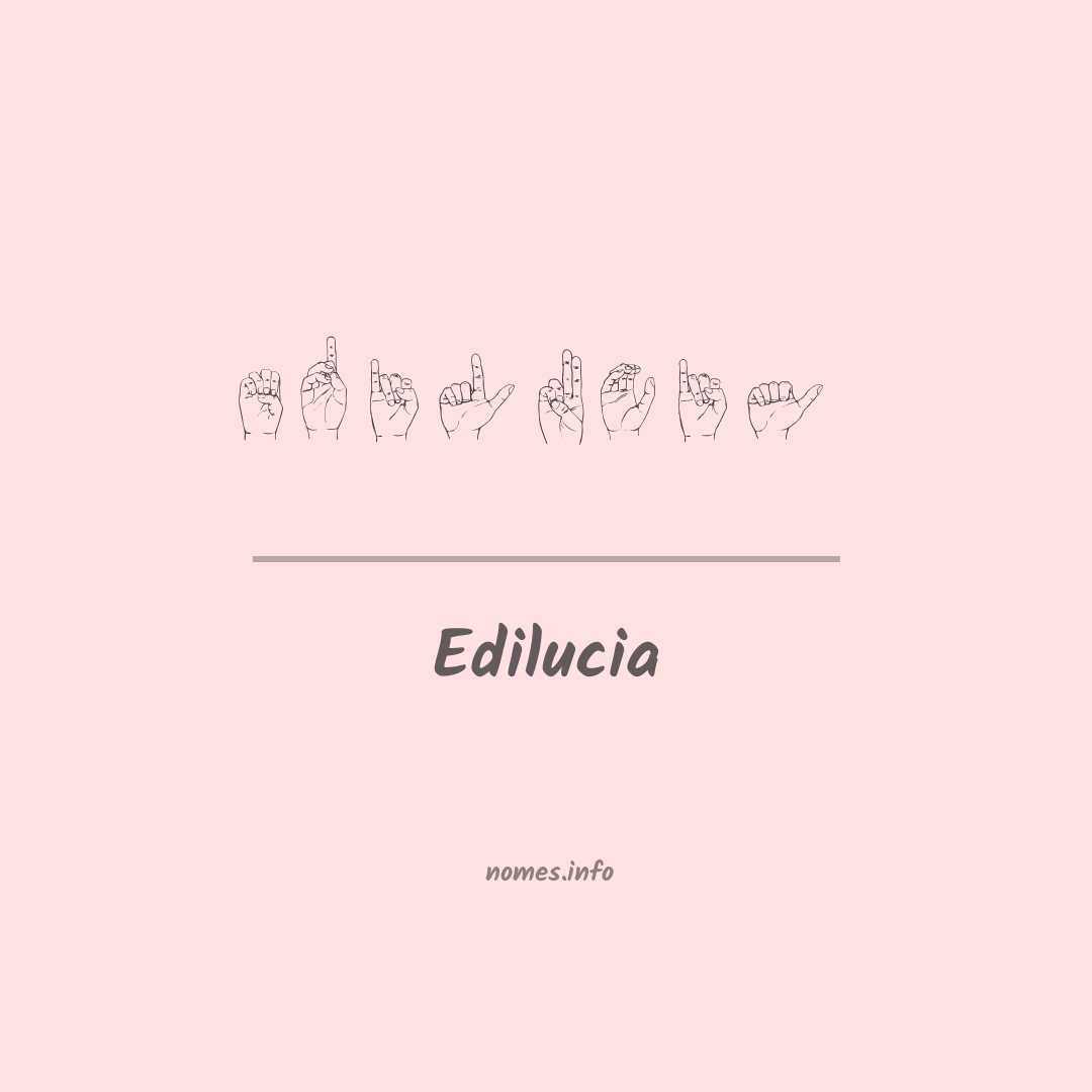 Edilucia em Libras