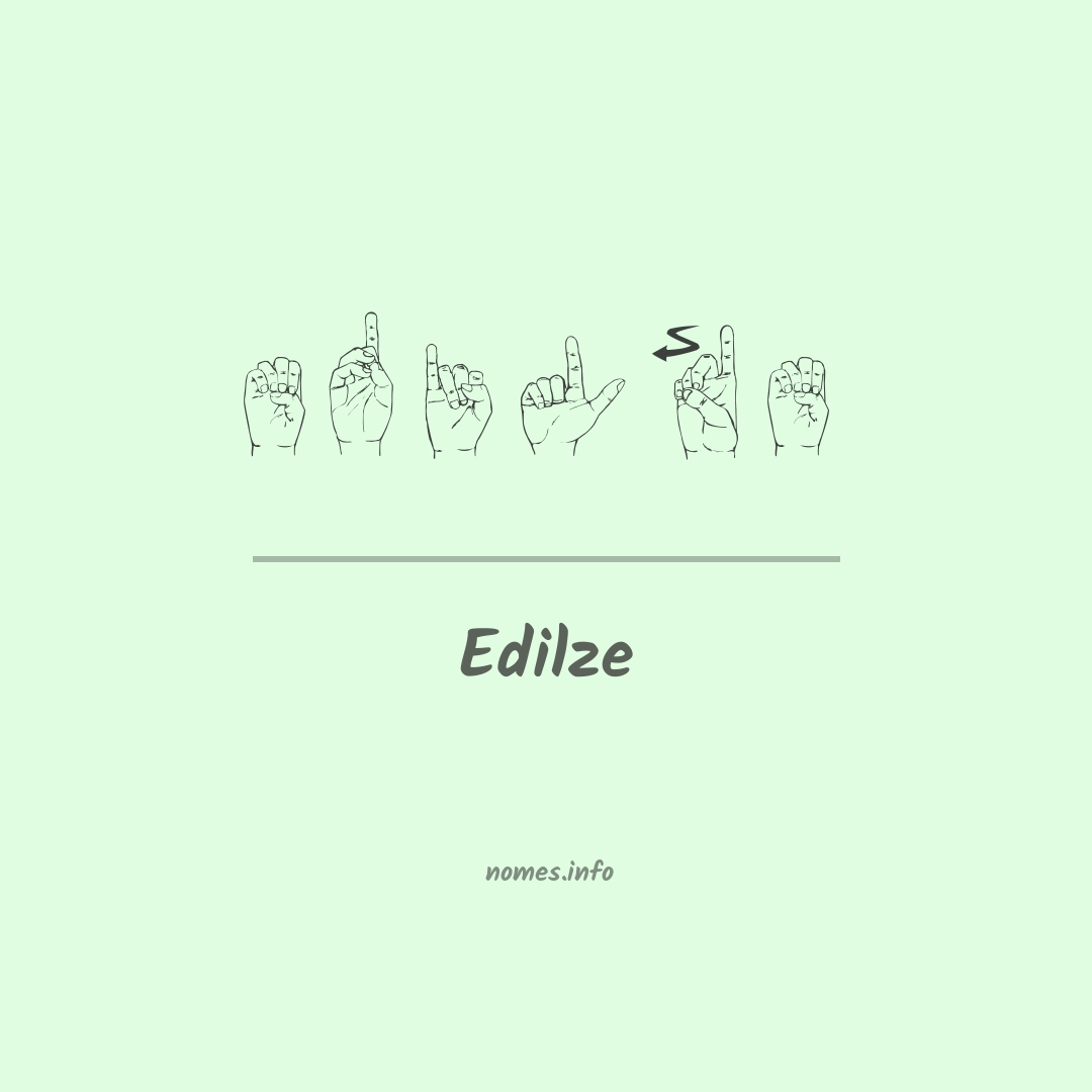Edilze em Libras