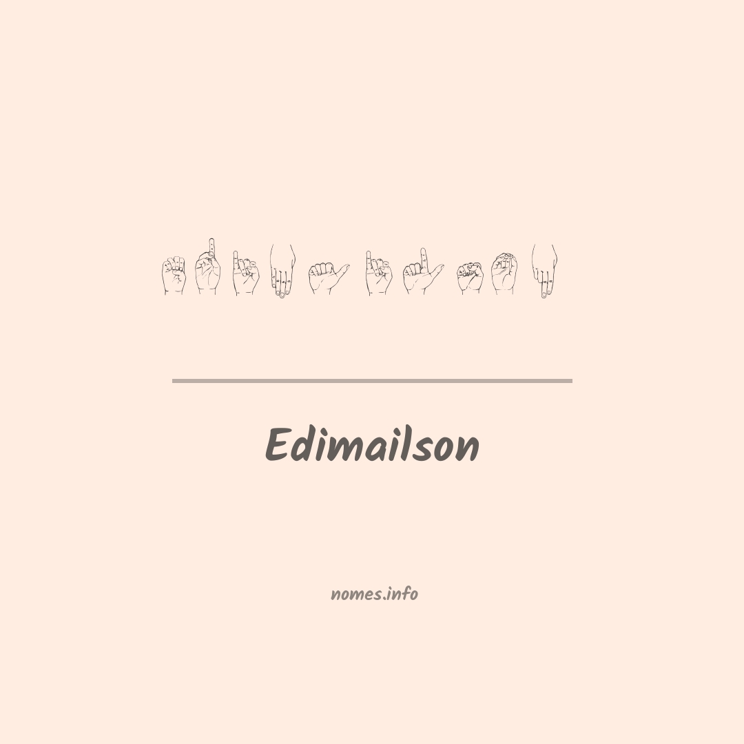 Edimailson em Libras