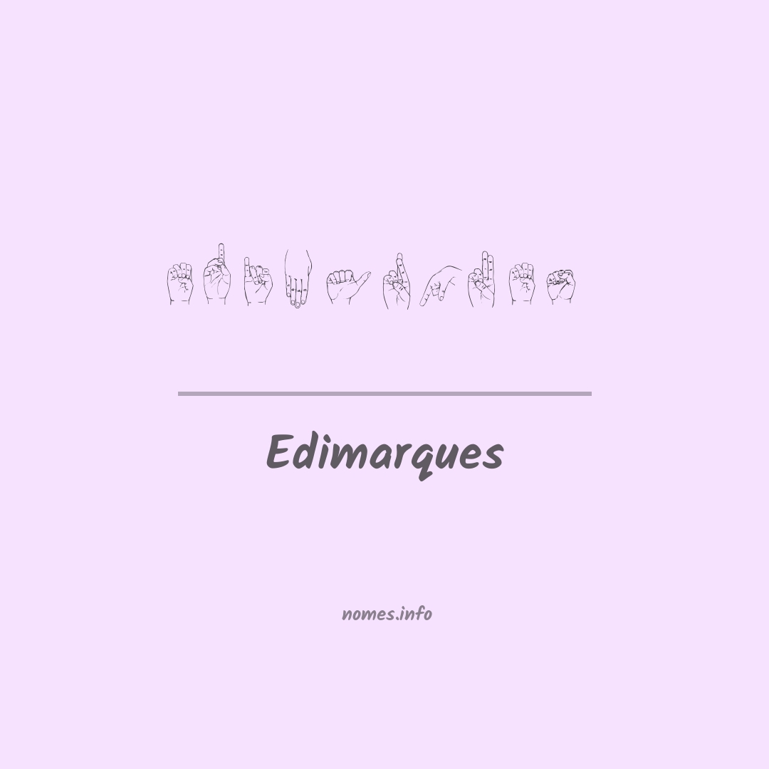 Edimarques em Libras