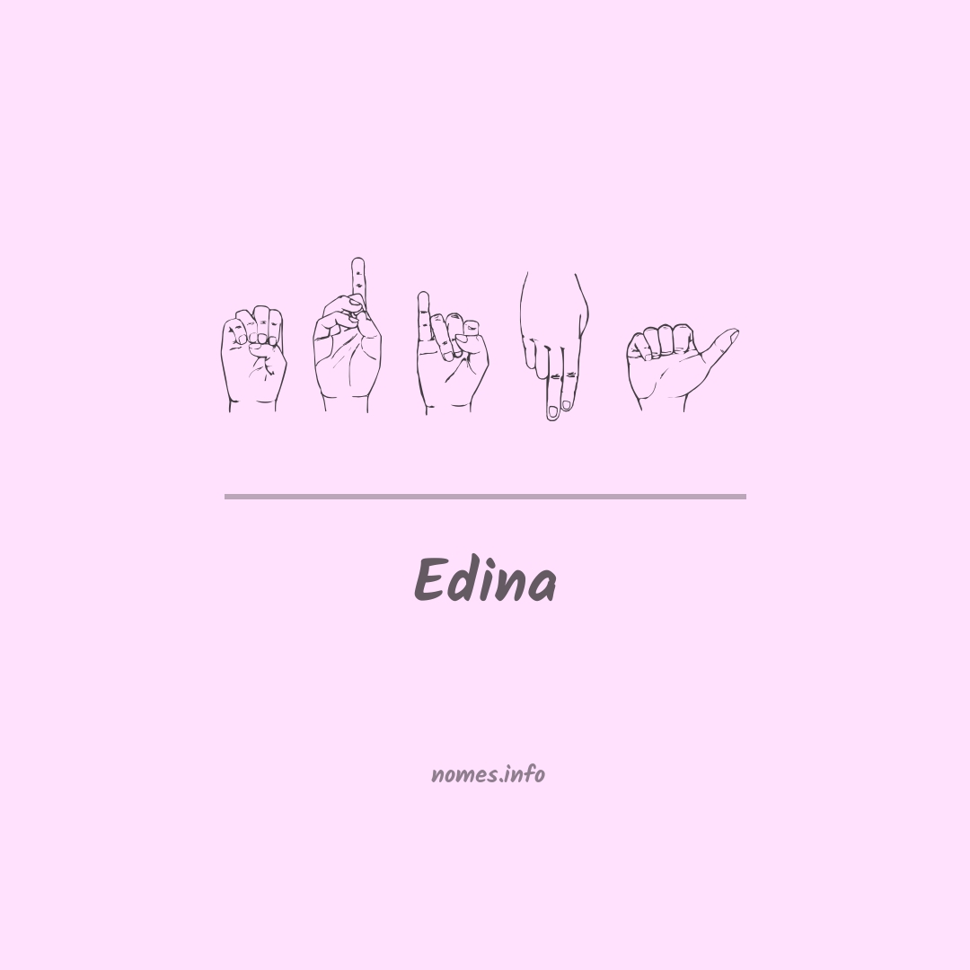 Edina em Libras