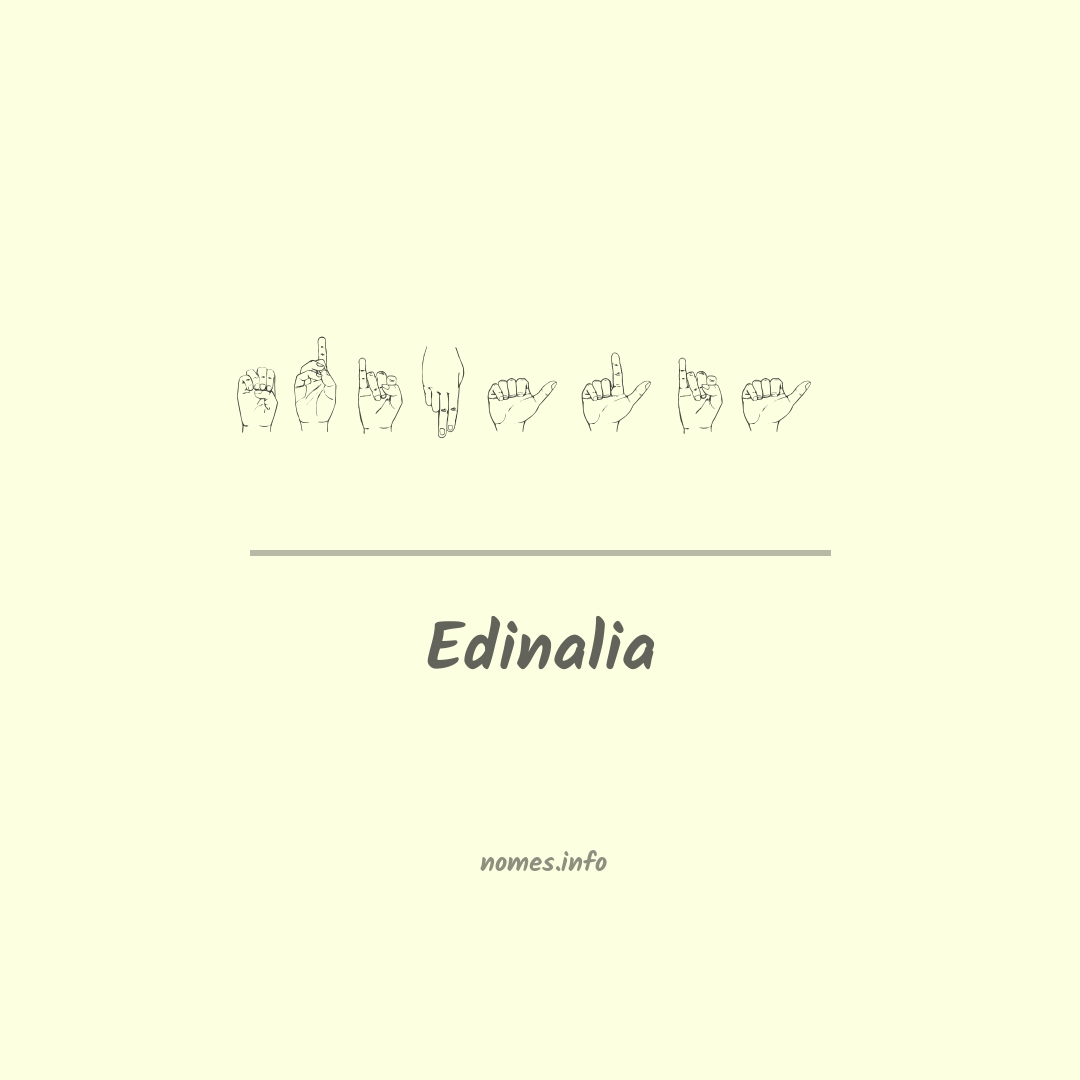 Edinalia em Libras