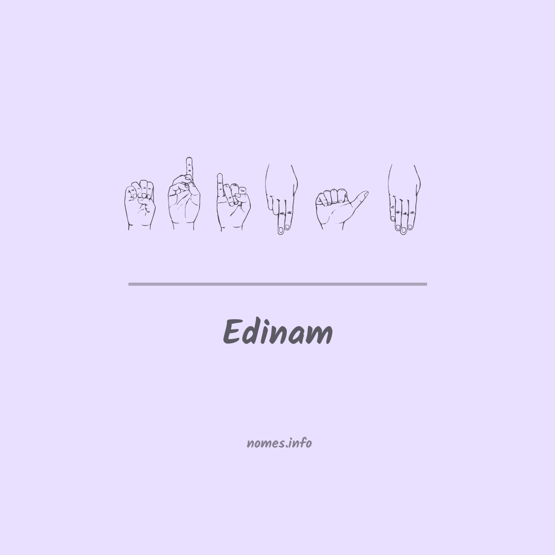 Edinam em Libras