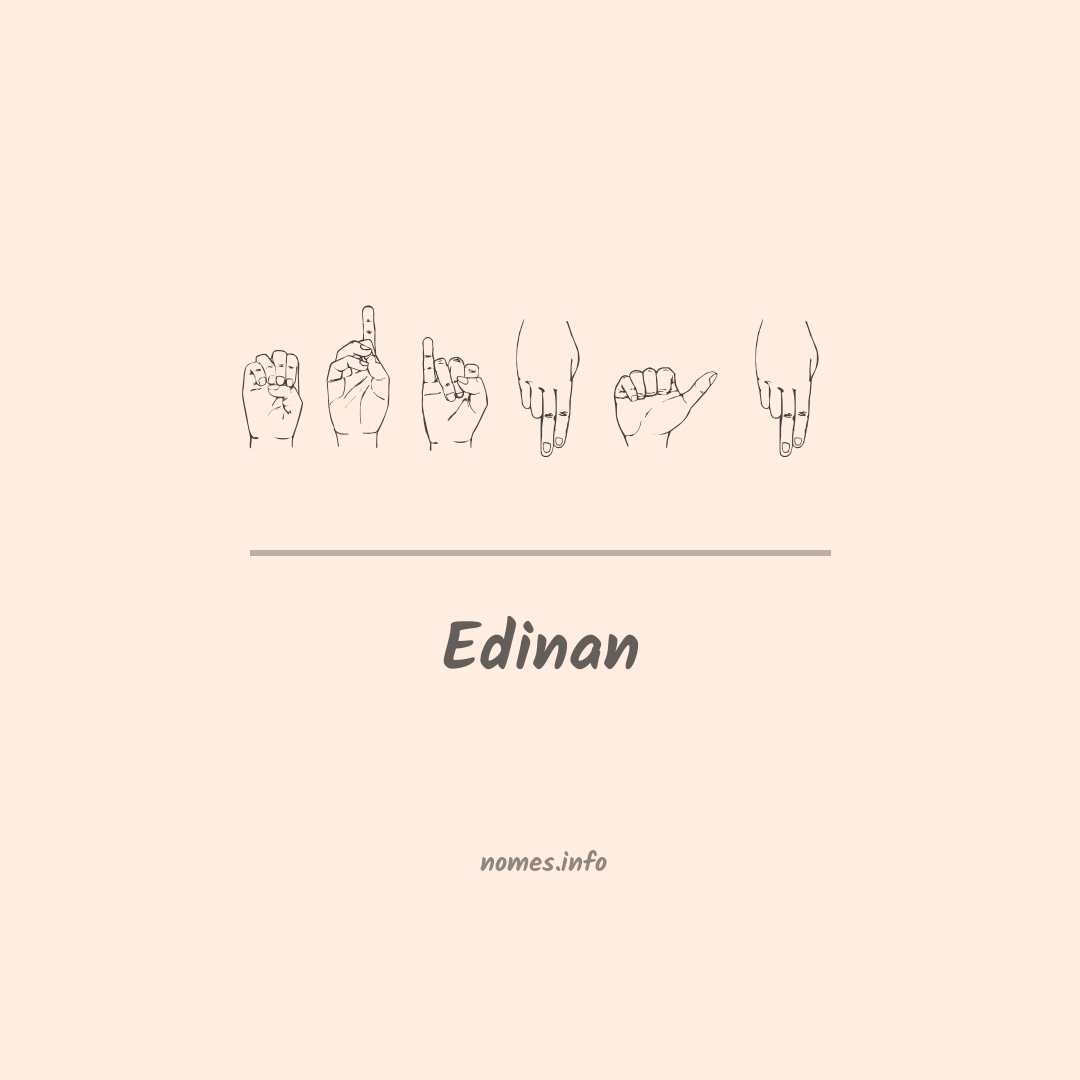 Edinan em Libras